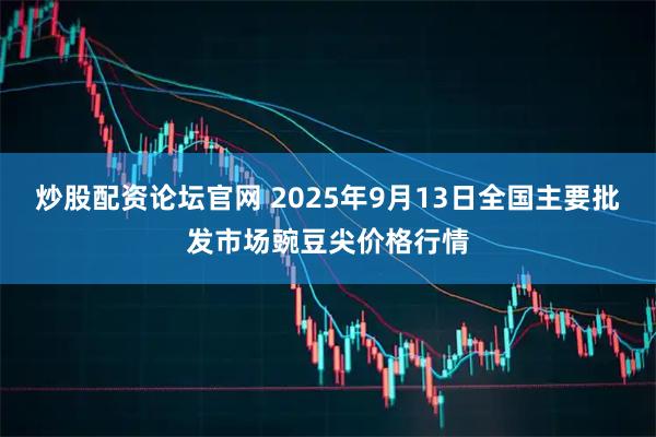 炒股配资论坛官网 2025年9月13日全国主要批发市场豌豆尖价格行情